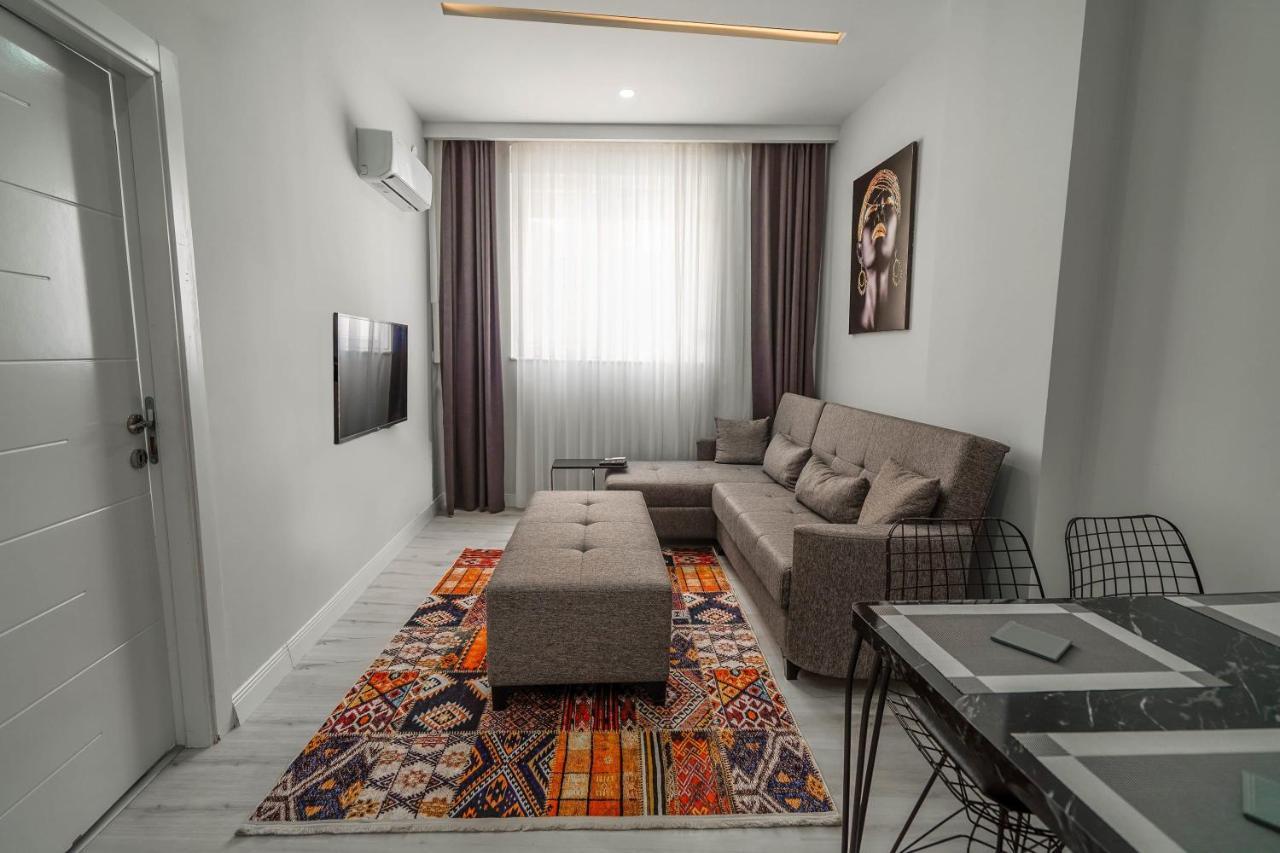Charming And Central Flat Near Beach In Muratpasa Lägenhet Antalya Exteriör bild